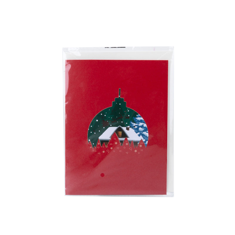 Frost & Starlight Snowy Village 3D Pop Up Christmas Card