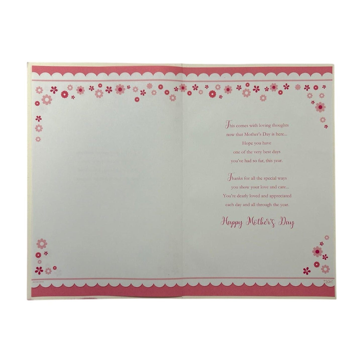 With Love From Your Daughter Flower Head Design Mother's Day Card