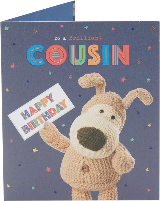 Boofle Cute Design Cousin Birthday Card 