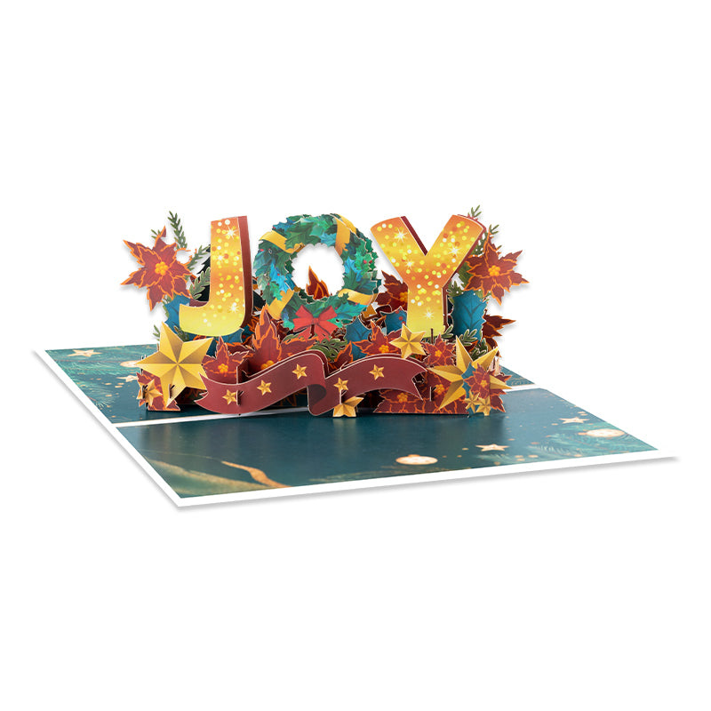Joy in Bloom 3D Christmas Pop Up Card