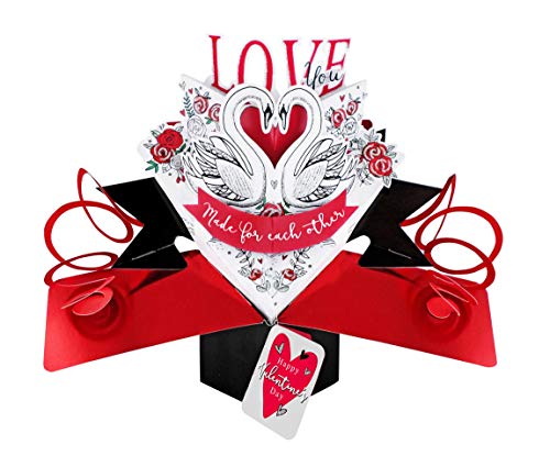 Made For Each Other Valentine's Day Pop Up Card