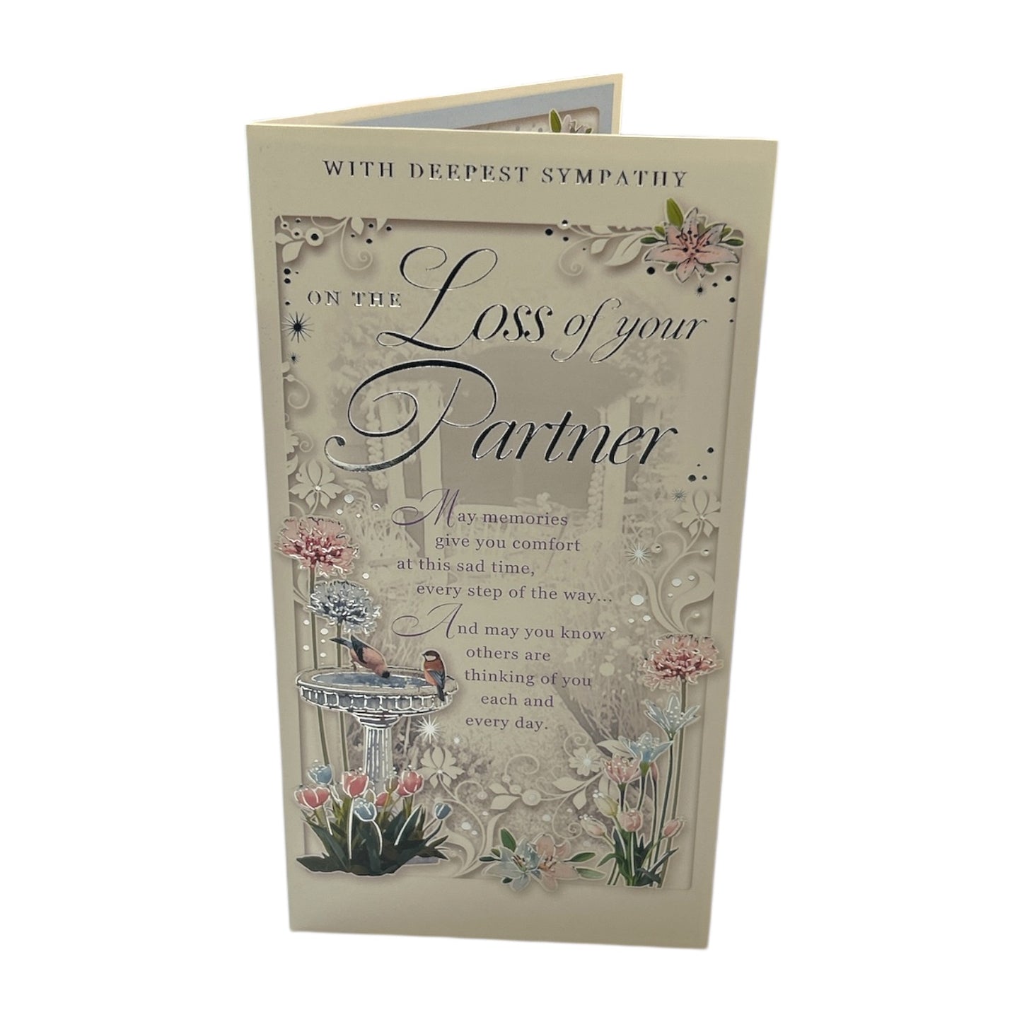 Loss of Partner Sympathy Opacity Card