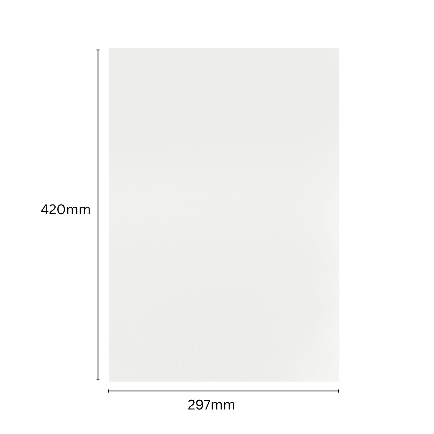 Pack of 10 A3 5mm White Foam Boards – 297 x 420mm