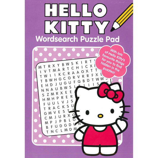 Alligator Books Hello Kitty Wordsearch Puzzle Pad 2