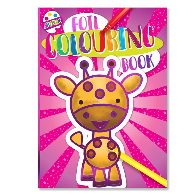 Single Foil Colouring Book
