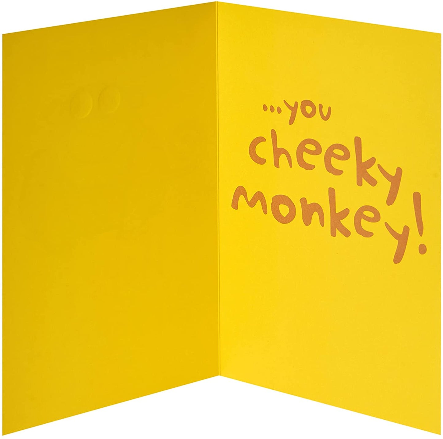 Grandson Birthday Card Cheeky Monkey Design 