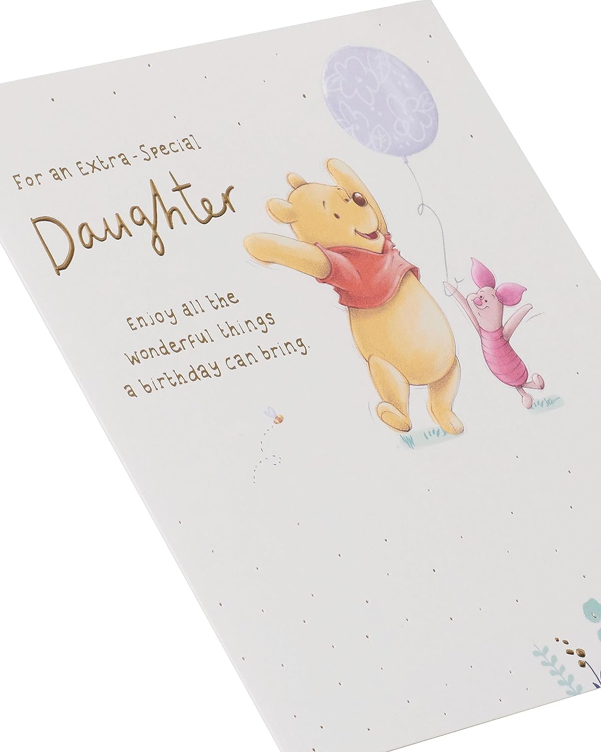 Winnie The Pooh & Piglet Design Daughter Birthday Card