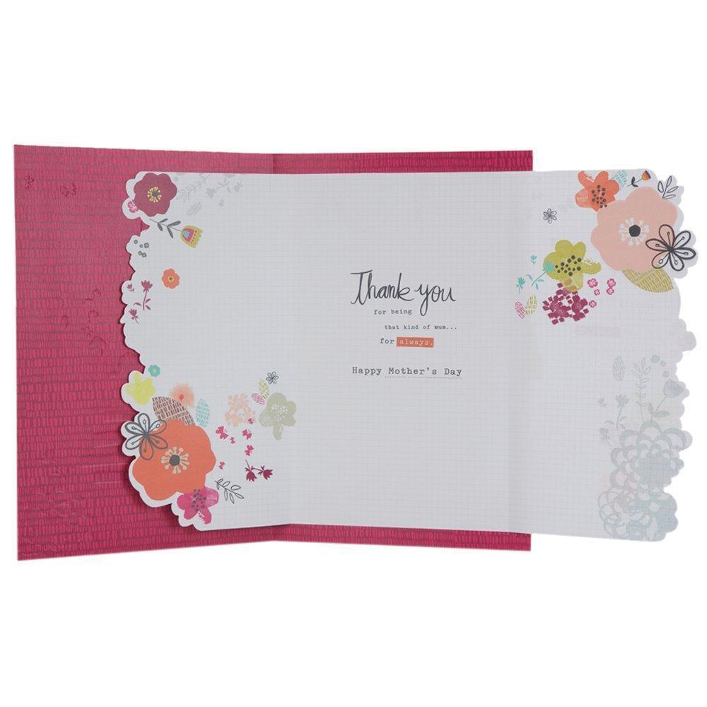 Traditional 3D Floral Mother's Day Card