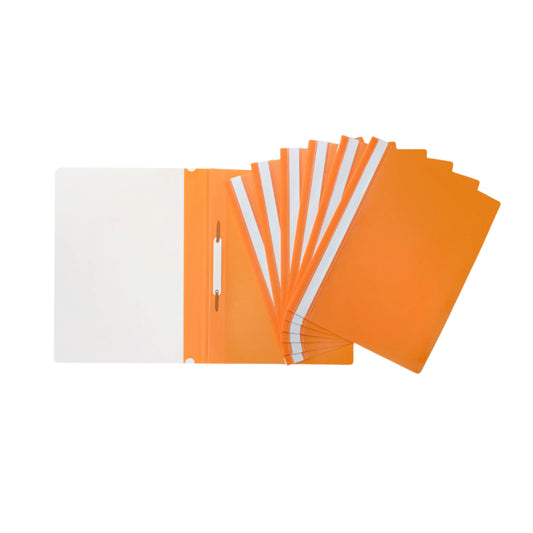 Pack of 60 Orange A4 Project Folders by Janrax