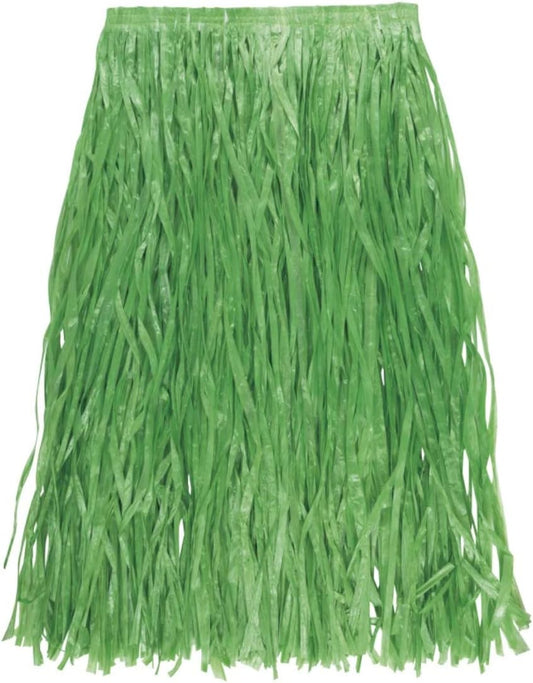 Nylon Green Luau Hula Skirt