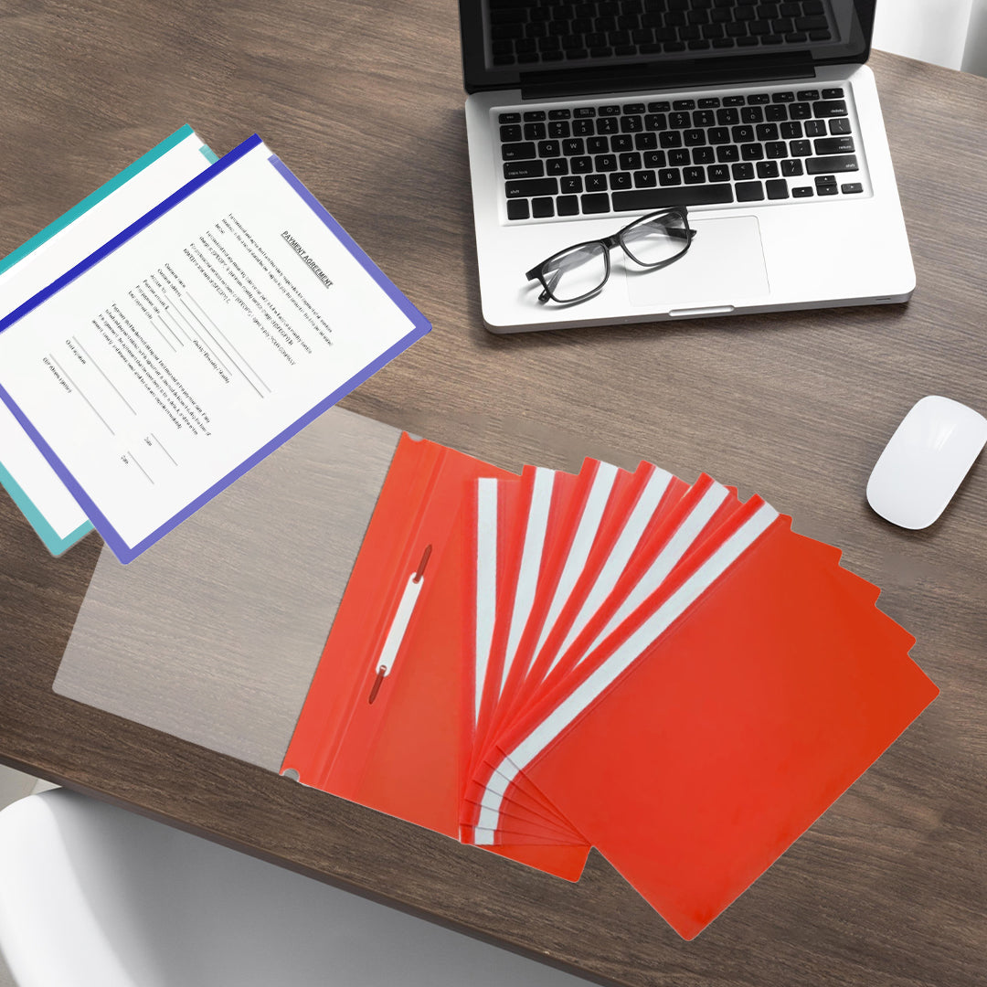 Pack of 60 Orange A4 Project Folders by Janrax