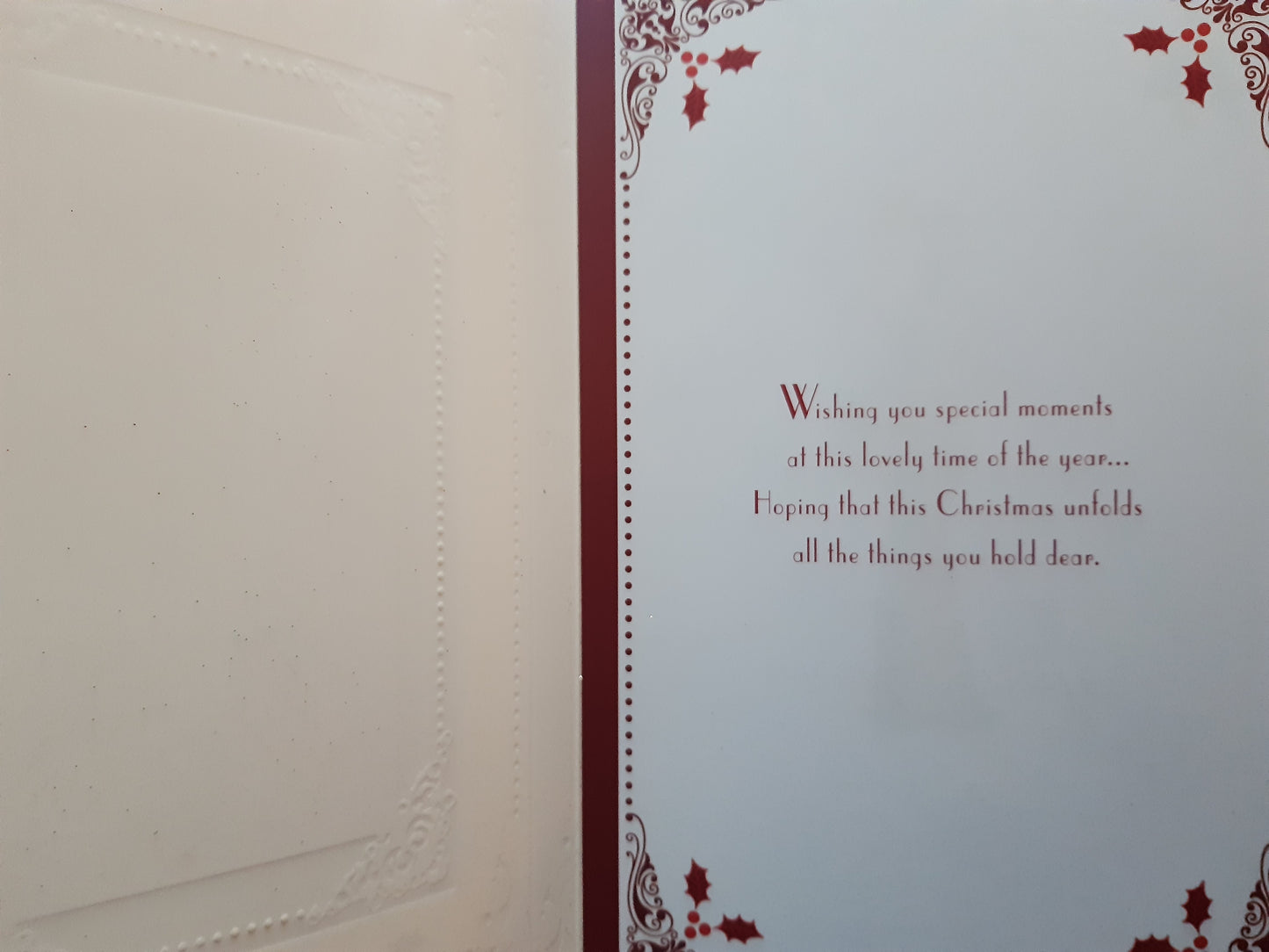 For Daughter In Law Elegant Woman Holding Flowers Design Christmas Card