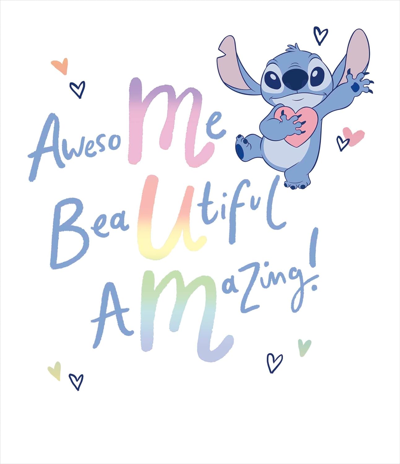 Disney Unique Stitch Design Mum Birthday Card