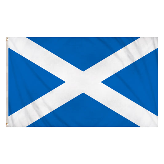 Scotland St Andrew Cross Flag 5ft X 3ft