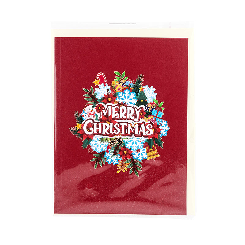 Season’s Sparkle 3D Christmas Pop Up Card