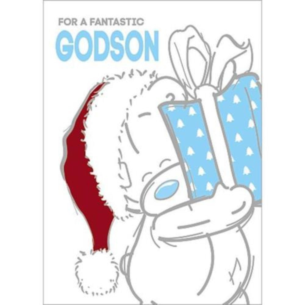 Fantastic Godson Me to You Bear Christmas Card