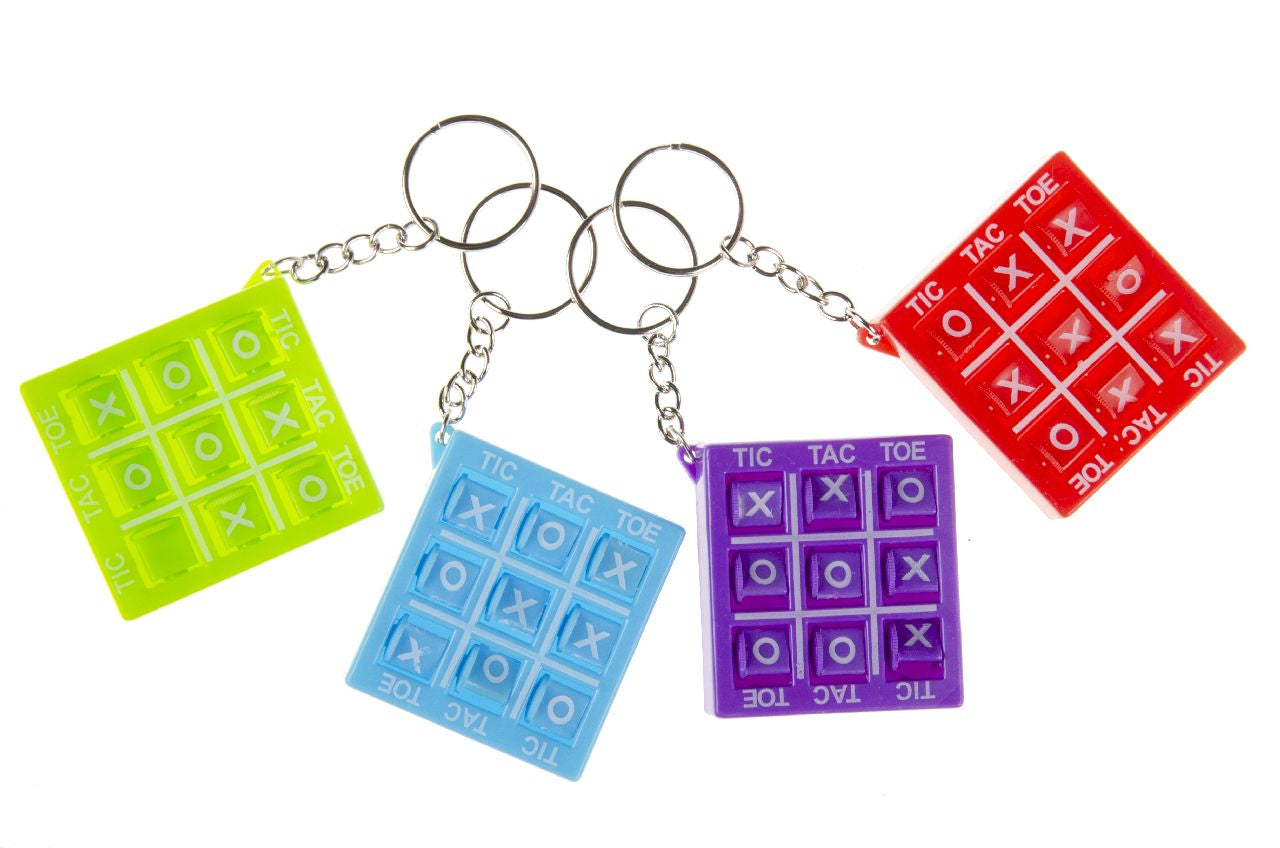 Toe Token Keychains Pack of 48 Tic Tac Toe Key Chains– Shop Inc