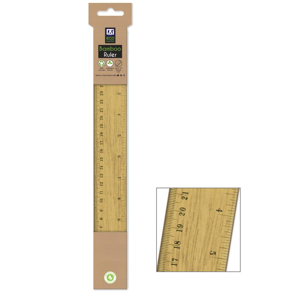 30cm Bamboo Ruler– Shop Inc