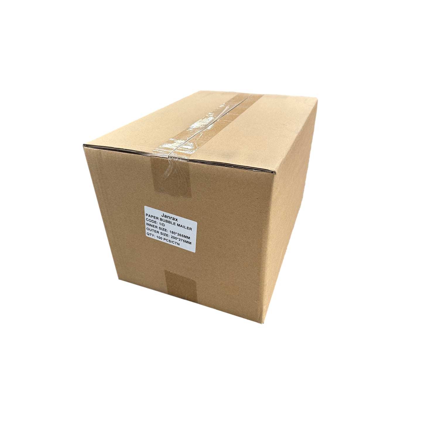 Bubble Lined Size 1/D Padded Brown Postal Envelope by Janrax