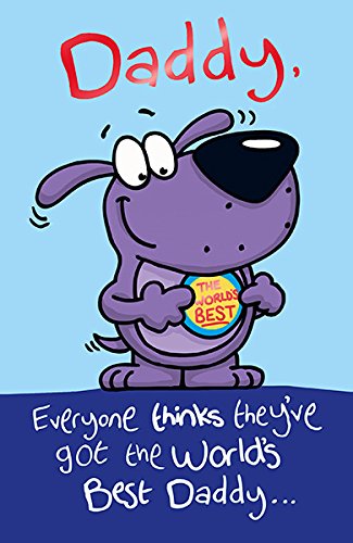 World's Best Daddy Father's Day Card 