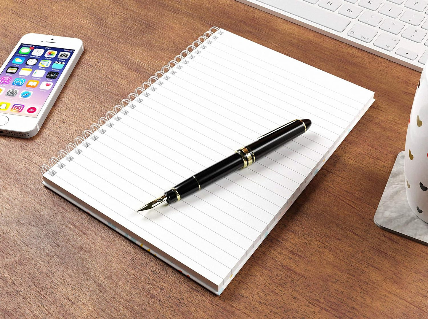 A5 140 Pages Twin Wire Marlene West Floral Hardback Notebook