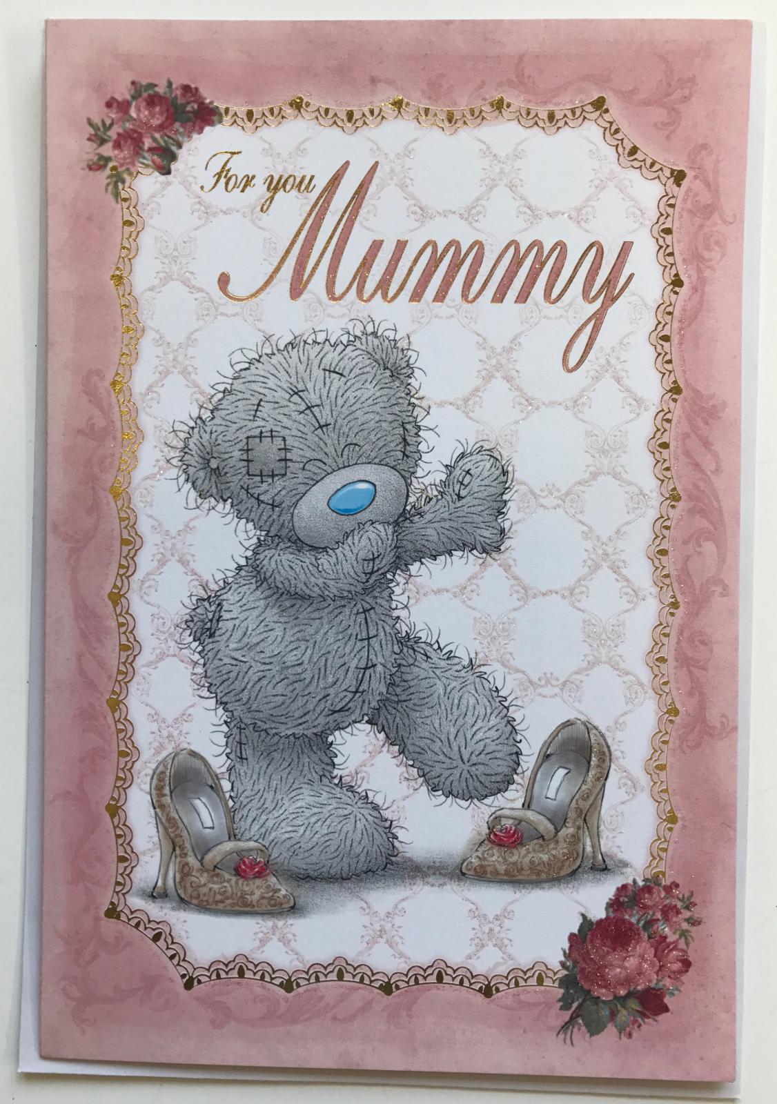 Mummy Adorable Me To You Bear & High Heels Mother's Day Card