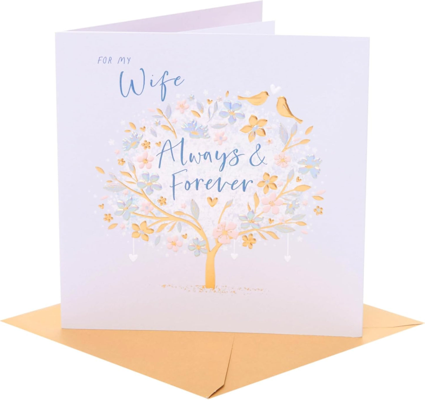 Always & Forever Design Wife Wedding Anniversary Card