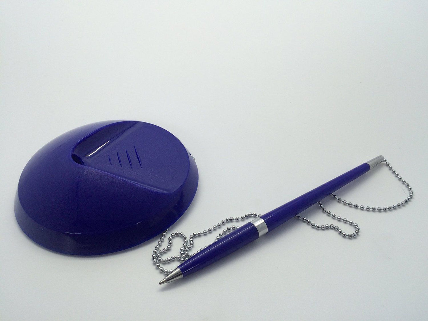 Blue Reception Counter Pen on Chain