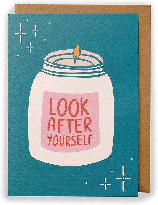 Kindred Look After Yourself Blank Greetings Card