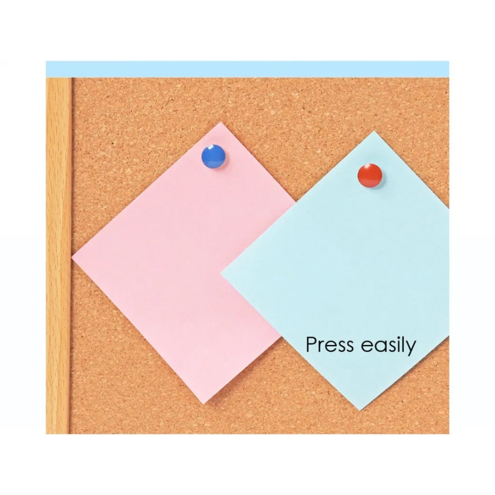 Bulk Pack of 1000 Assorted Colour Thumb Tacks - Push Pins 11mm