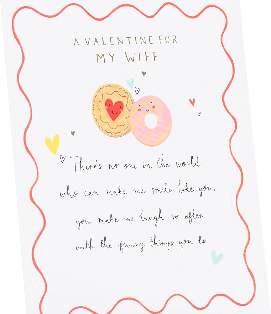 Biscuits Design Wife Valentine's Day Card