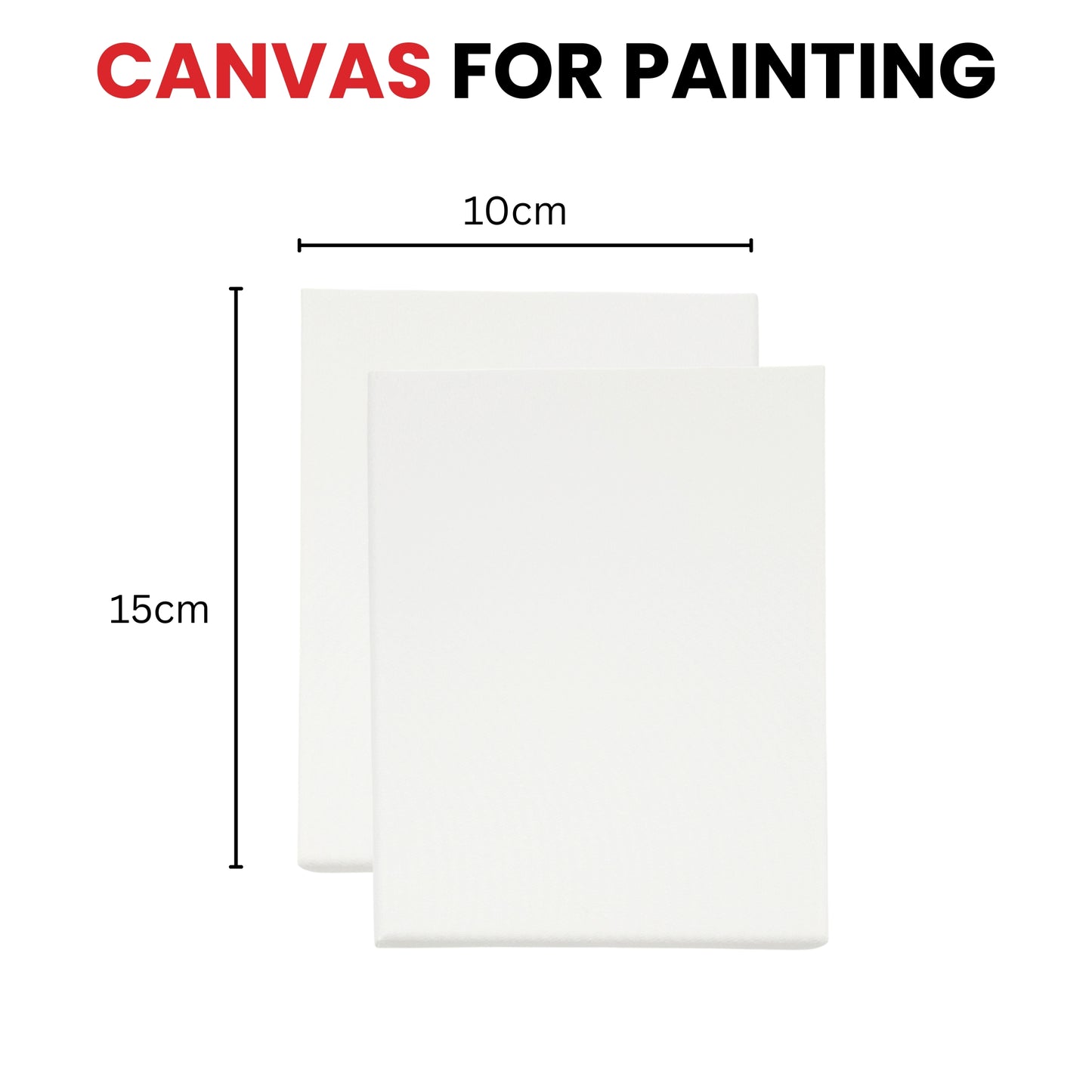 10x15cm Stretched Mini Canvas 280gsm