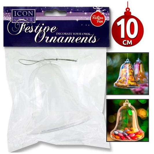 Decorate Your Own Christmas Bell 10cm by Icon Craft 
