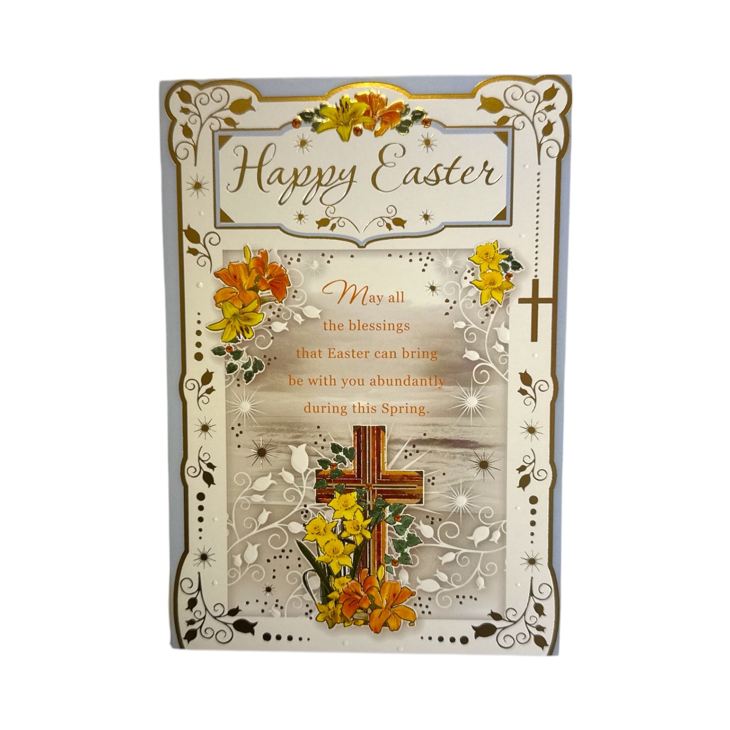 Happy Easter Traditional Religious Greeting Card