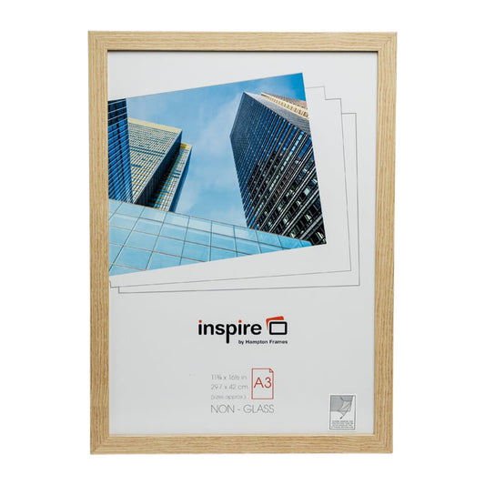 Pack of 12 Oslo A3 Natural Certificate/Poster Frames