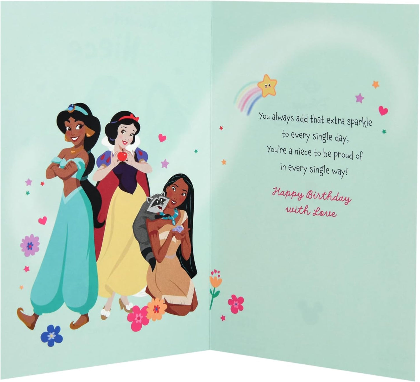 Disney Princess Design Niece Birthday Card