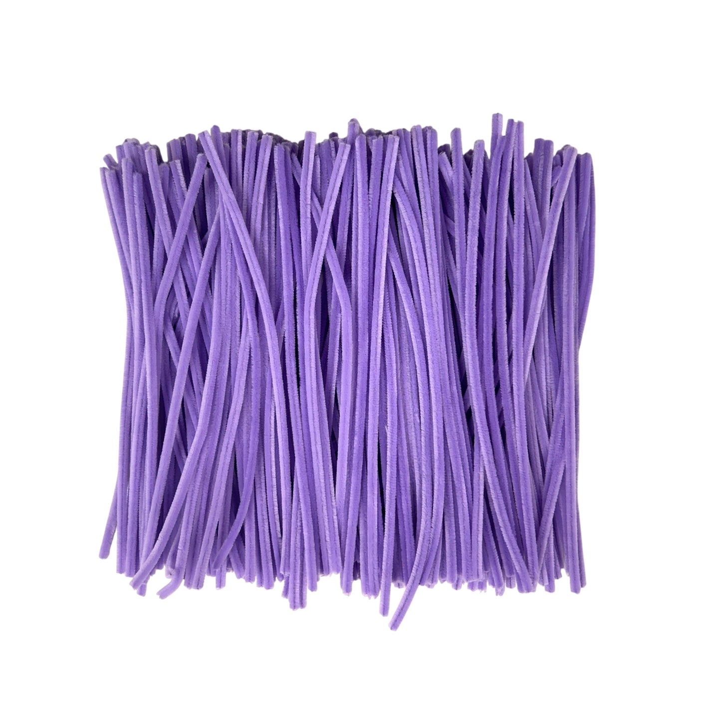 Pack of 500 Pastel Purple Coloured Pipe Cleaners 30cm x 6mm Craft Chenille Stems