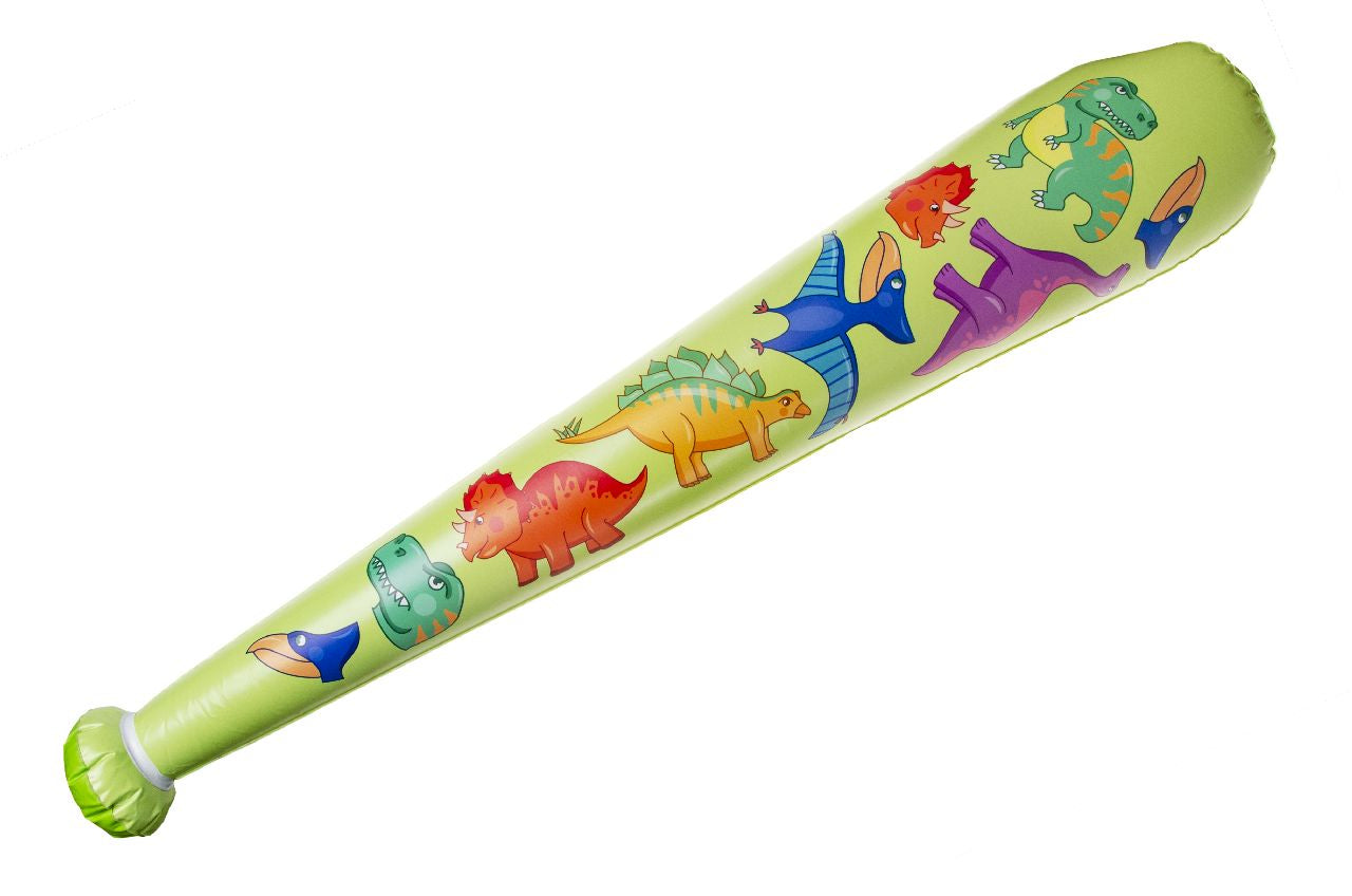 Pack of 12 Inflatable Dinosaur Theme Bats