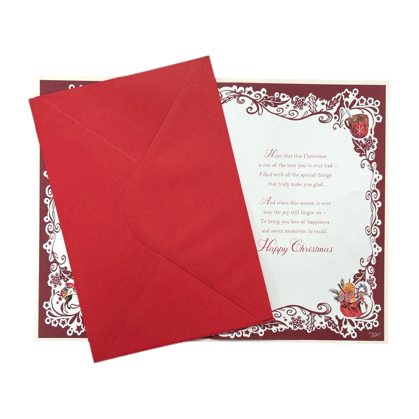 For a Special Grandma and Grandad Joyful Season Wishes Christmas Card