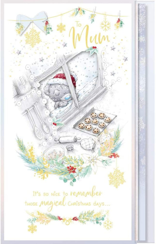 Lovely Mum Handmade Large Christmas Card