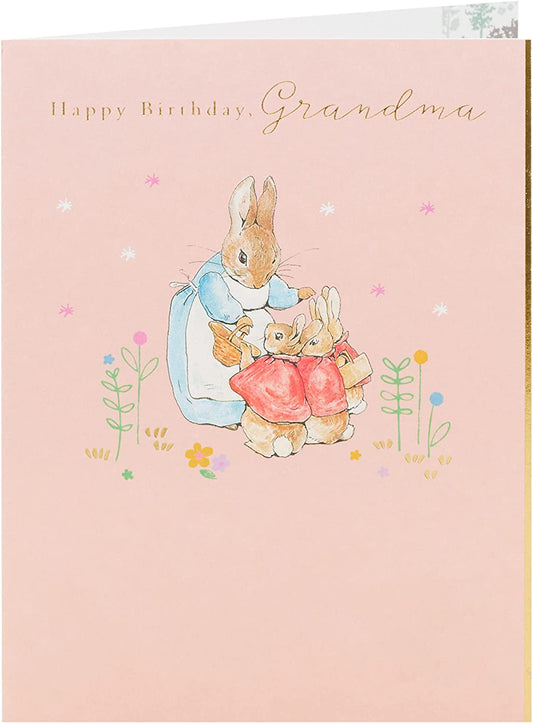Peter Rabbit Grandma Birthday Card