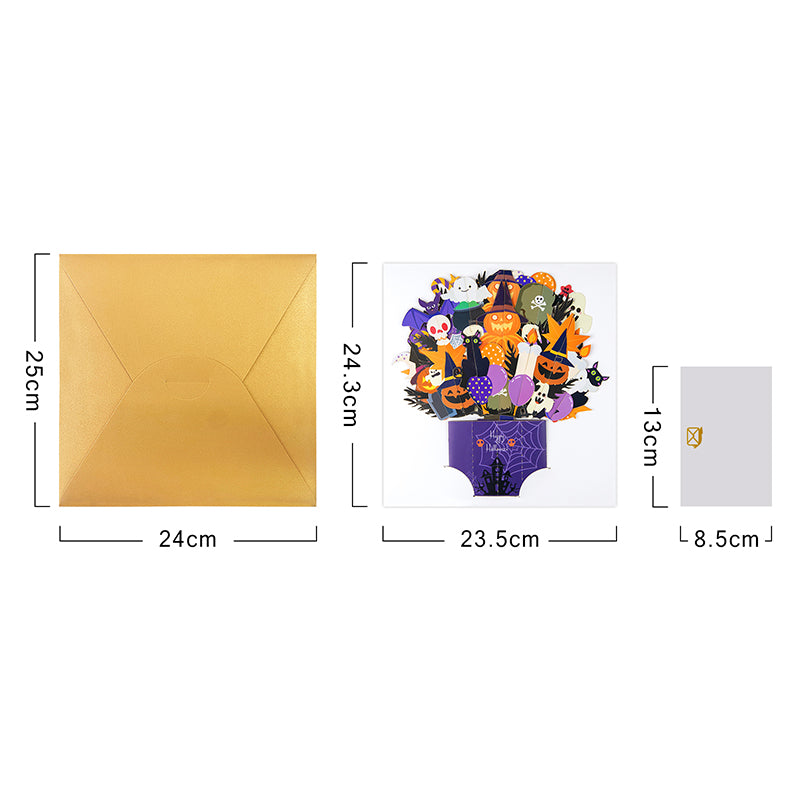 Haunted Magic A 3D Pop Up Halloween Card