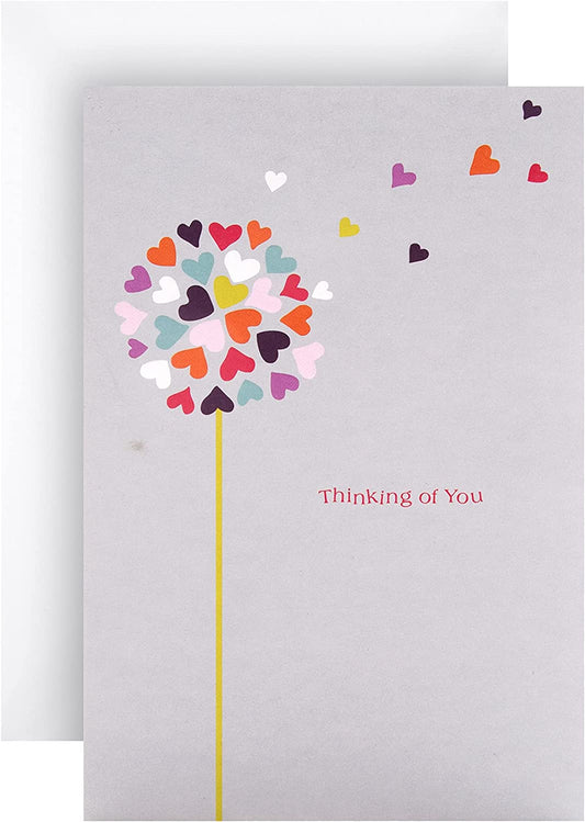 Thinking of You Card Love Hearts'' 