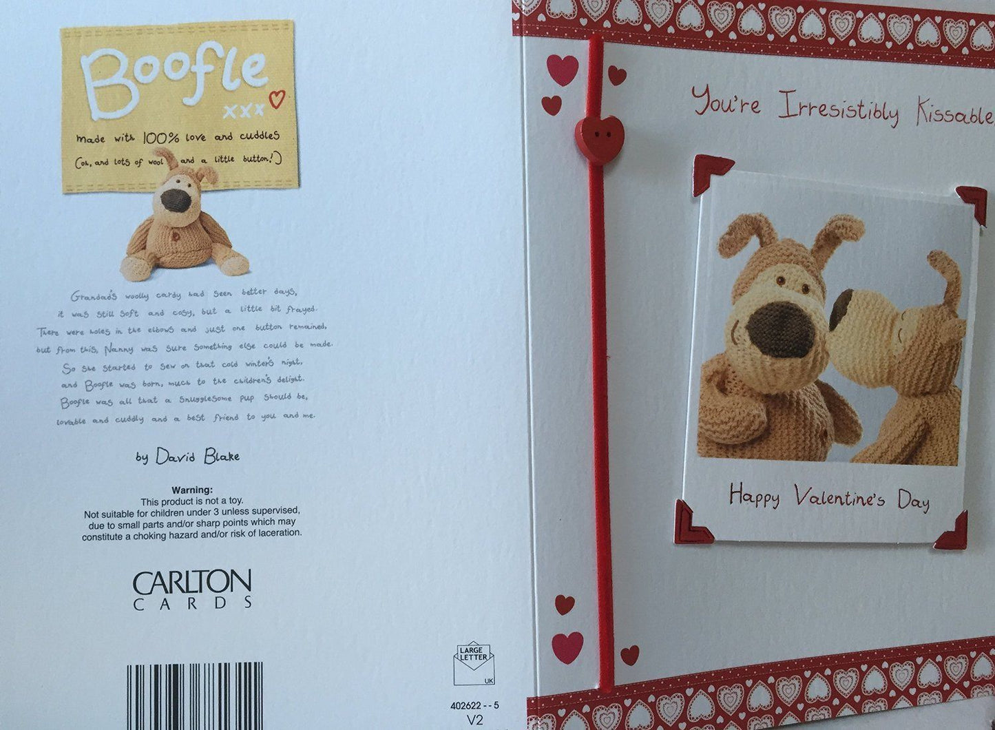 You're Irresistibly Kissable Valentine's Day Greetings Card