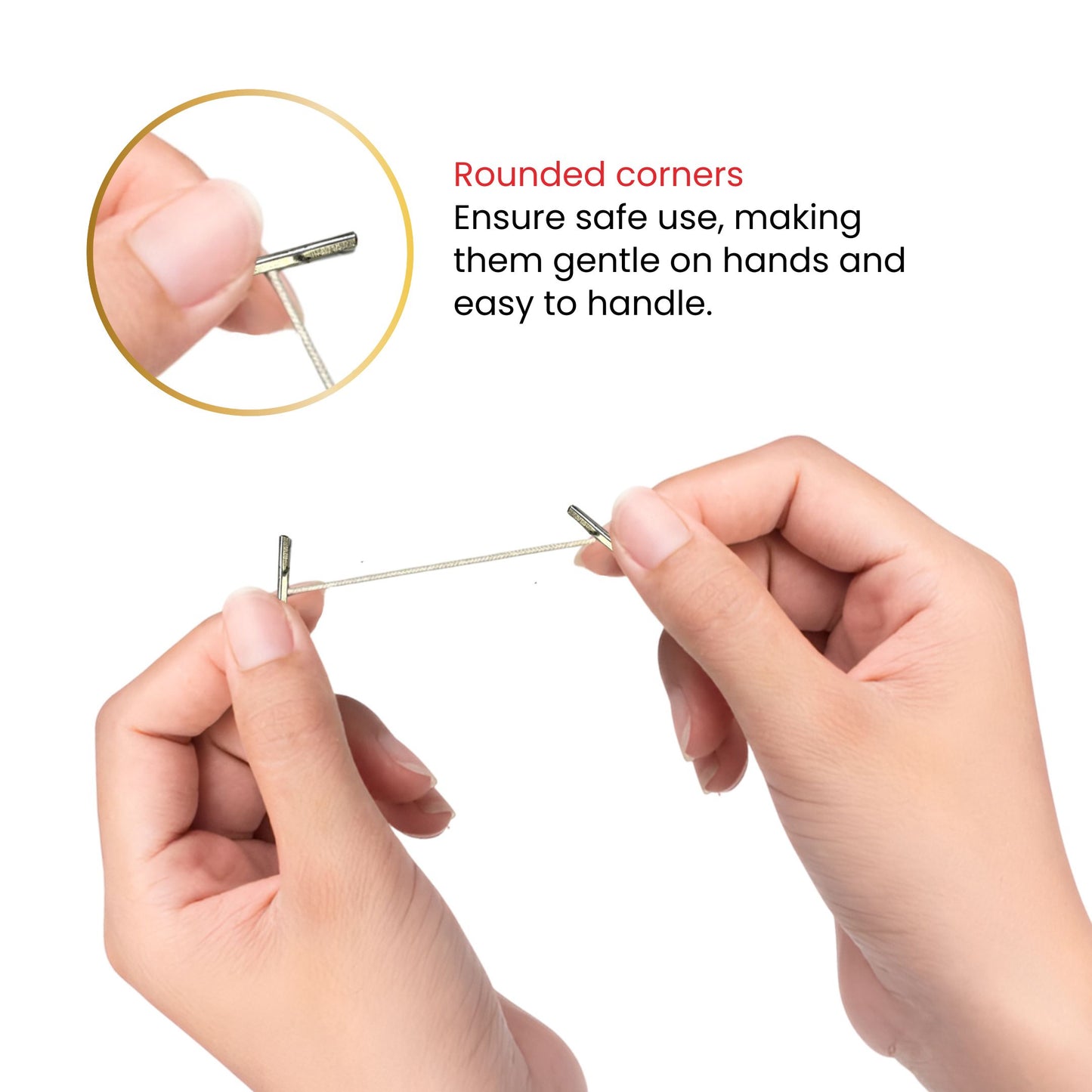 Pack of 1000 Elastic White 140mm Metal End Treasury Tags