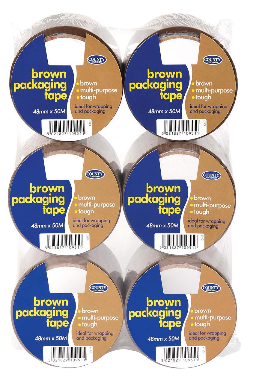 Single Brown Packaging Tape 48mm x 50M