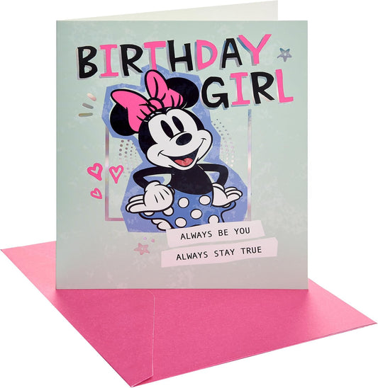 Disney Minnie Design Birthday Card