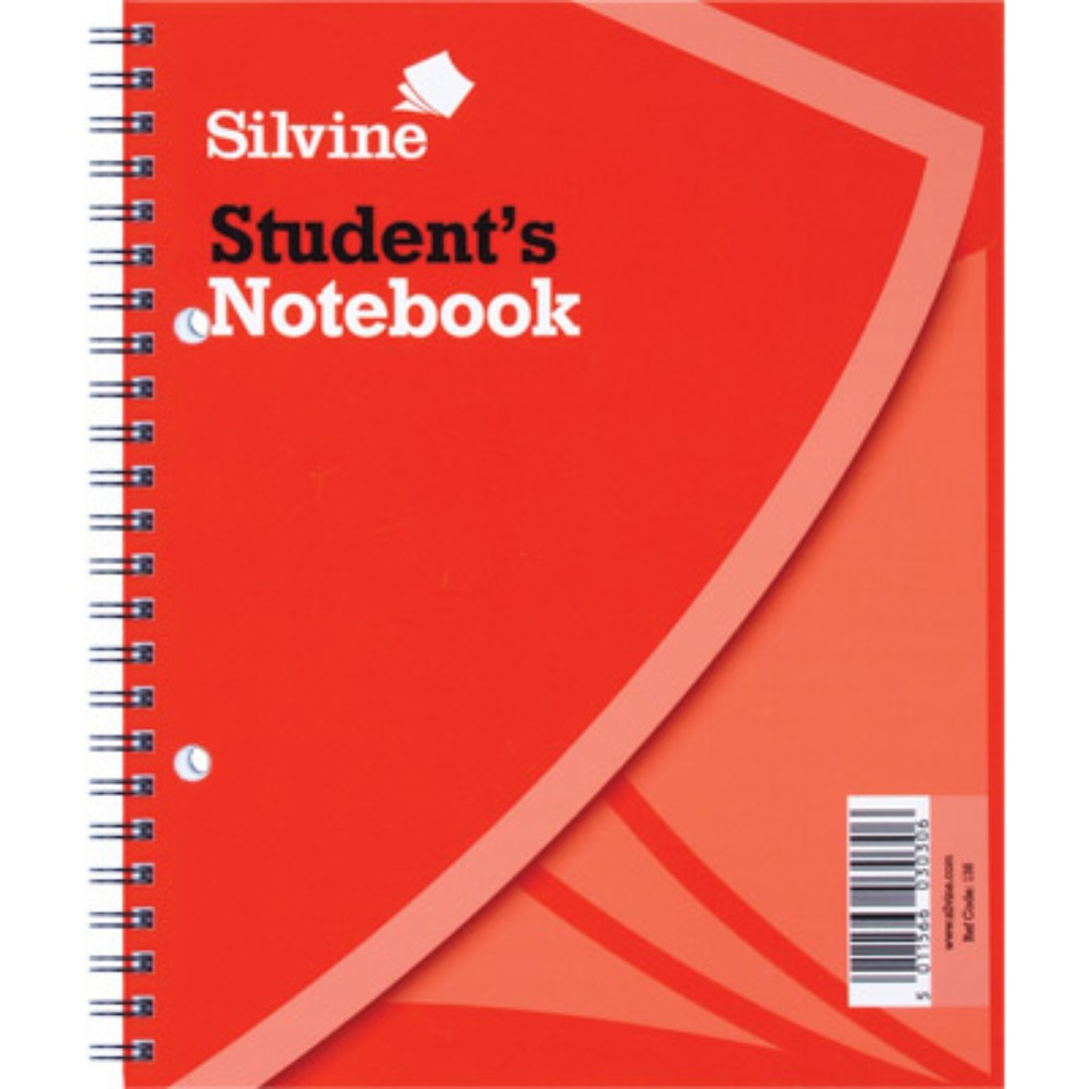 Soft Cover 60 Sheets Student Spiral Notebook 203x159mm
