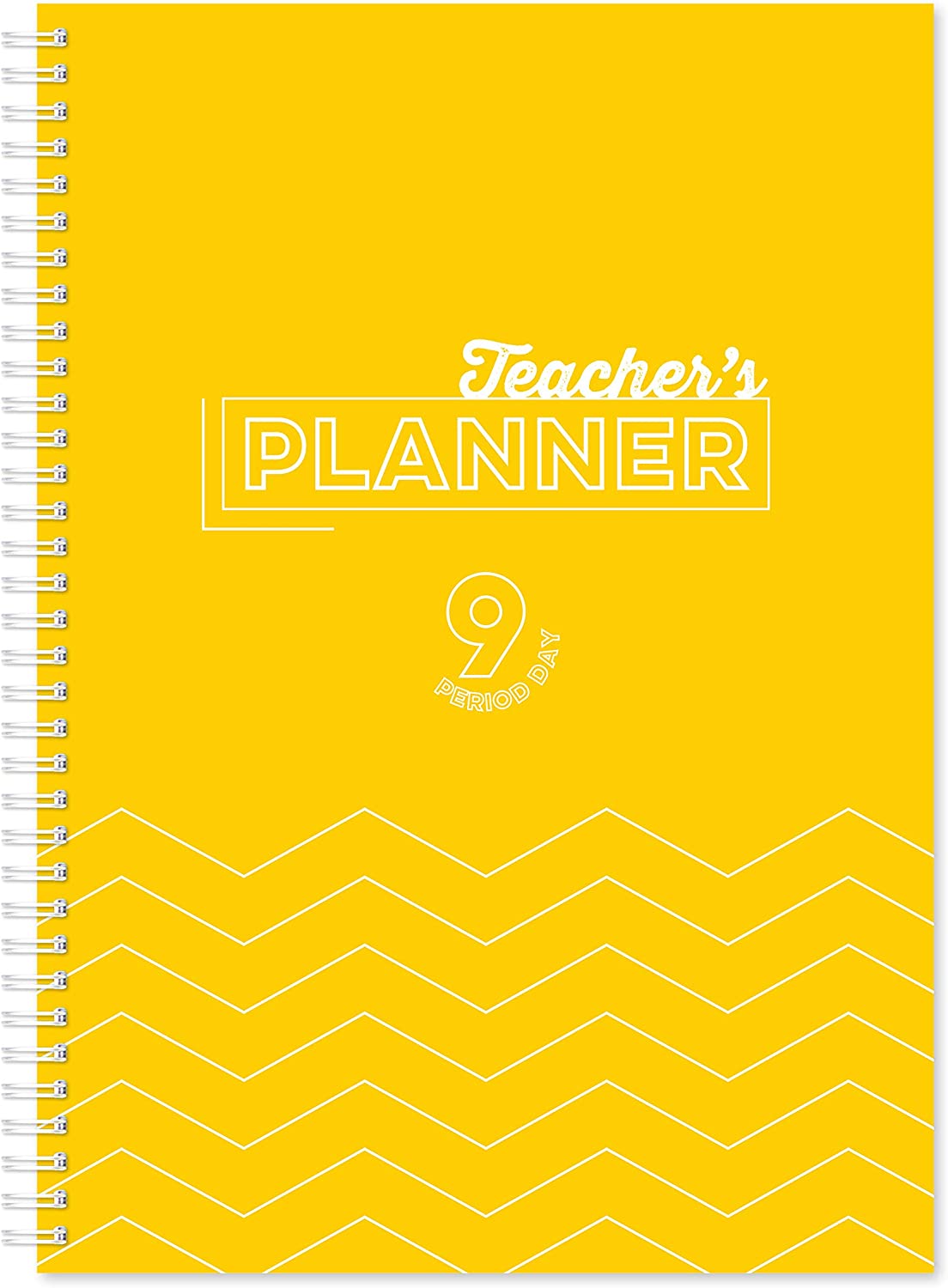 A4 Teacher's 9 Period Yellow Academic Planner and Record