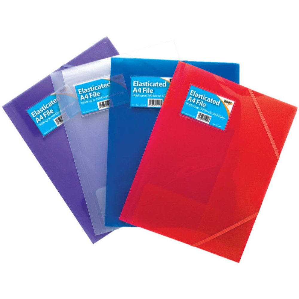 A4 3 Flap Folder Clearview Tint Colour